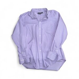 Lauren Ralph Lauren Men’s Classic Fit Purple Dress Shirt 16 1/2 32/33 Long SLV